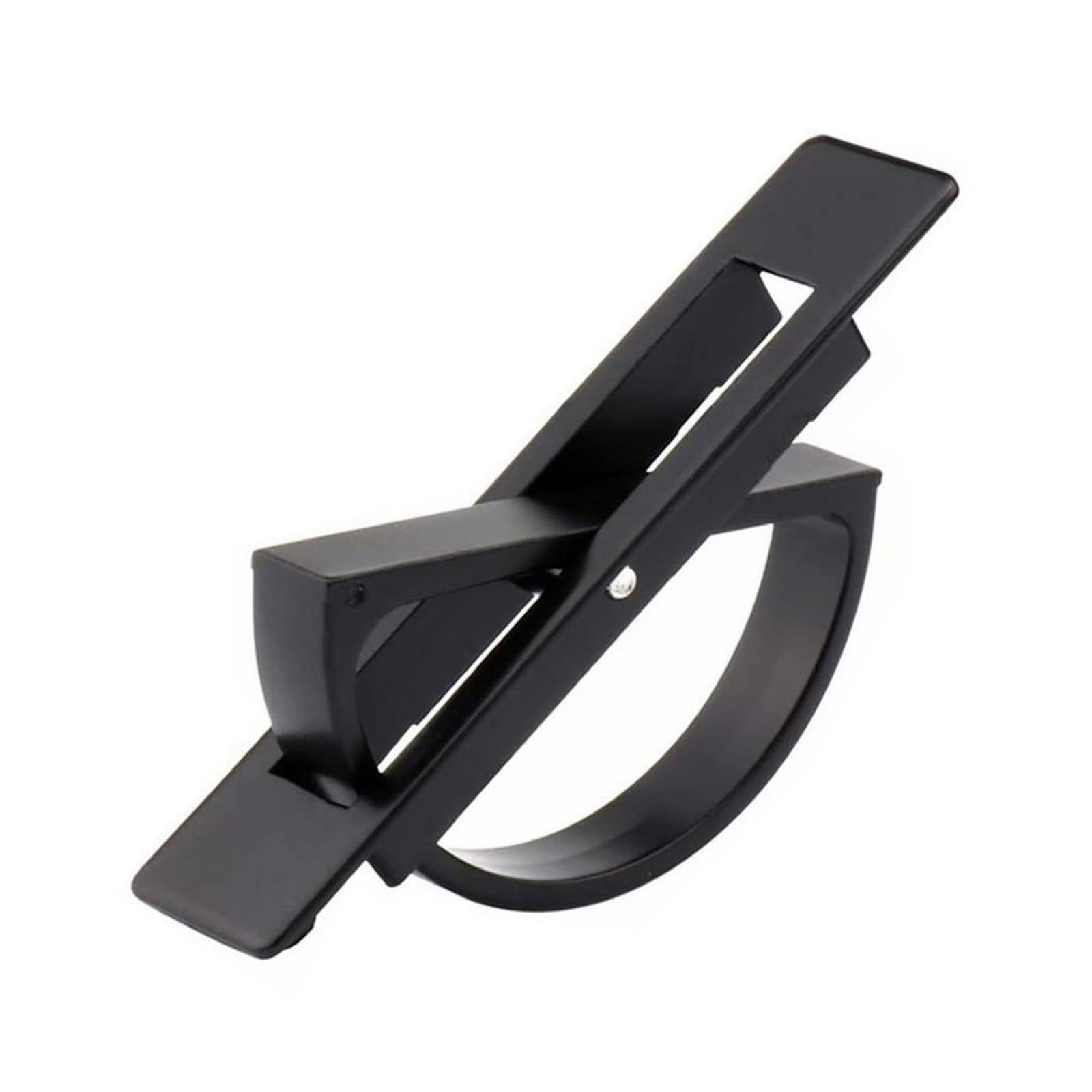 KLdcfhDR 2/4/10pcs Rotating Zinc Alloy Hidden Invisible Cabinet Drawer Pulls(Black-10Pcs)