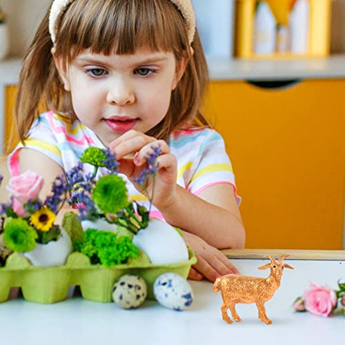 jojofuny Goldene Bauernhof Tiere Figuren Dschungel Bauernhof Tierfiguren Spielset Miniatur Tiere Kuchen Topper Für… – Bild 7