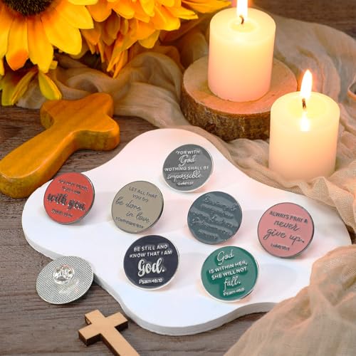 24 Pcs Jesus Pin Christian Enamel Pins Christ Bible Verses Badges Gift Bulk Inspiration Enamel Lapel Metal Badge Brooch for Appreciation Religious Gifts for Women2