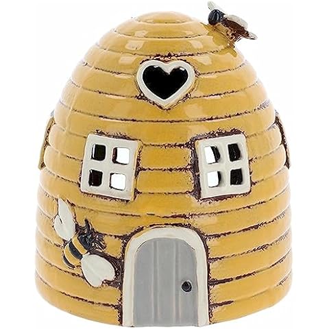 Village Pottery Yellow Beehive Tealight Holder Cover