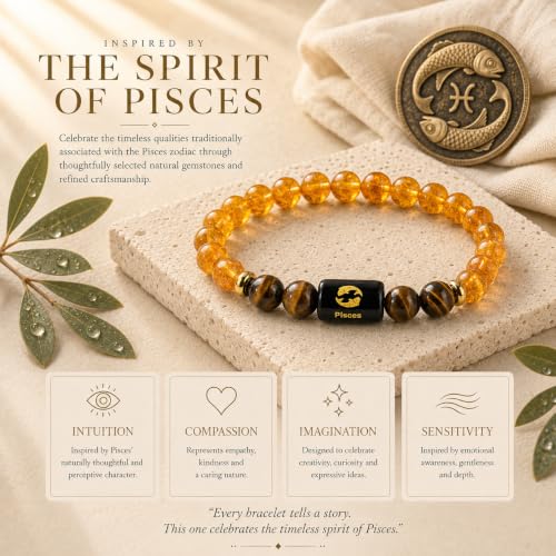 Image of Zodiac Bracelet for Men & Women | 12 Zodiac Signs & Rashi Collection | Natural Crystal Bracelets | Lab Tested Natural Stones | Premium Gift Box & Velvet Pouch