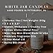 Sweet Water Decor Candles | Spa Scented Soy Wax Candle for Home | 11oz Jar Candle with Wood Lid, 50+ Hour Burn Time, Made in The USA (Spa Day White, Metal - 11 oz)
