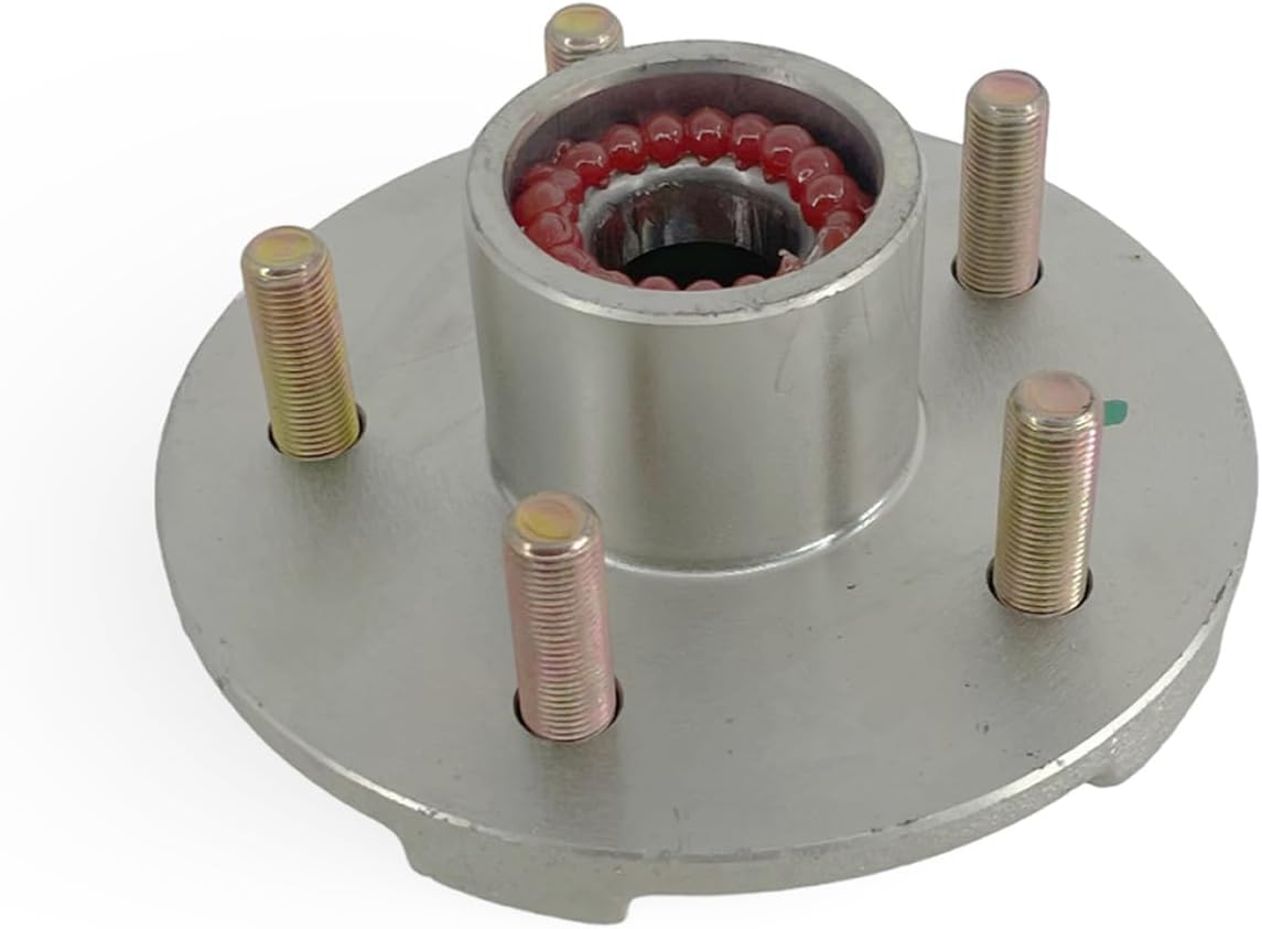 Sturdy Built Pre Greased Trailer Hub Galvanized 5 Lug for 3500lb Trailer Axle