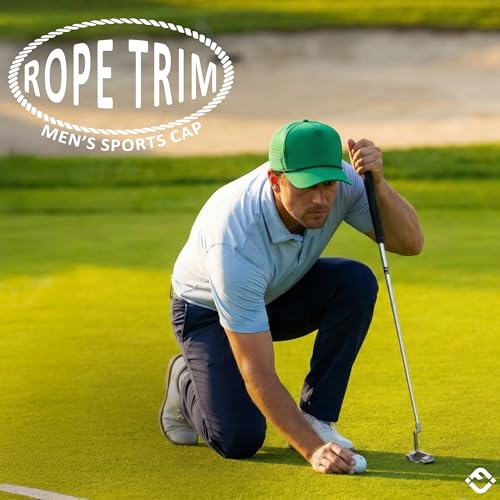 Image of Funky Junque Golf Trucker Hat | Lightweight Golf Trucker Rope Hat with Adjustable Snapback, Golf Course and Weekend Wear, Funny Golf Hats for Men and Women