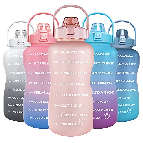 GOSWAG 128oz Water Bottle, Matte Lotus