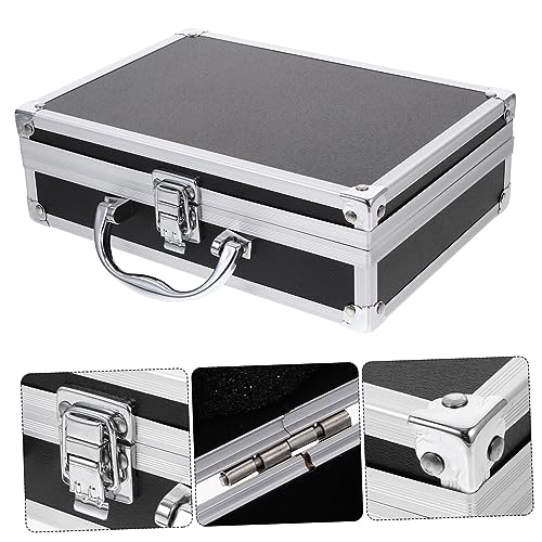 Multifunctional Aluminum Alloy Briefcase Portable Box Durable Storage Case for Home Office and Travel Shockproof Organizer for Instruments4