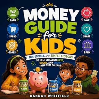 Money Guide for Kids: Fun Stories and Simple Lessons to Help Children Save, Spend, and Grow Their First Dollars cover art