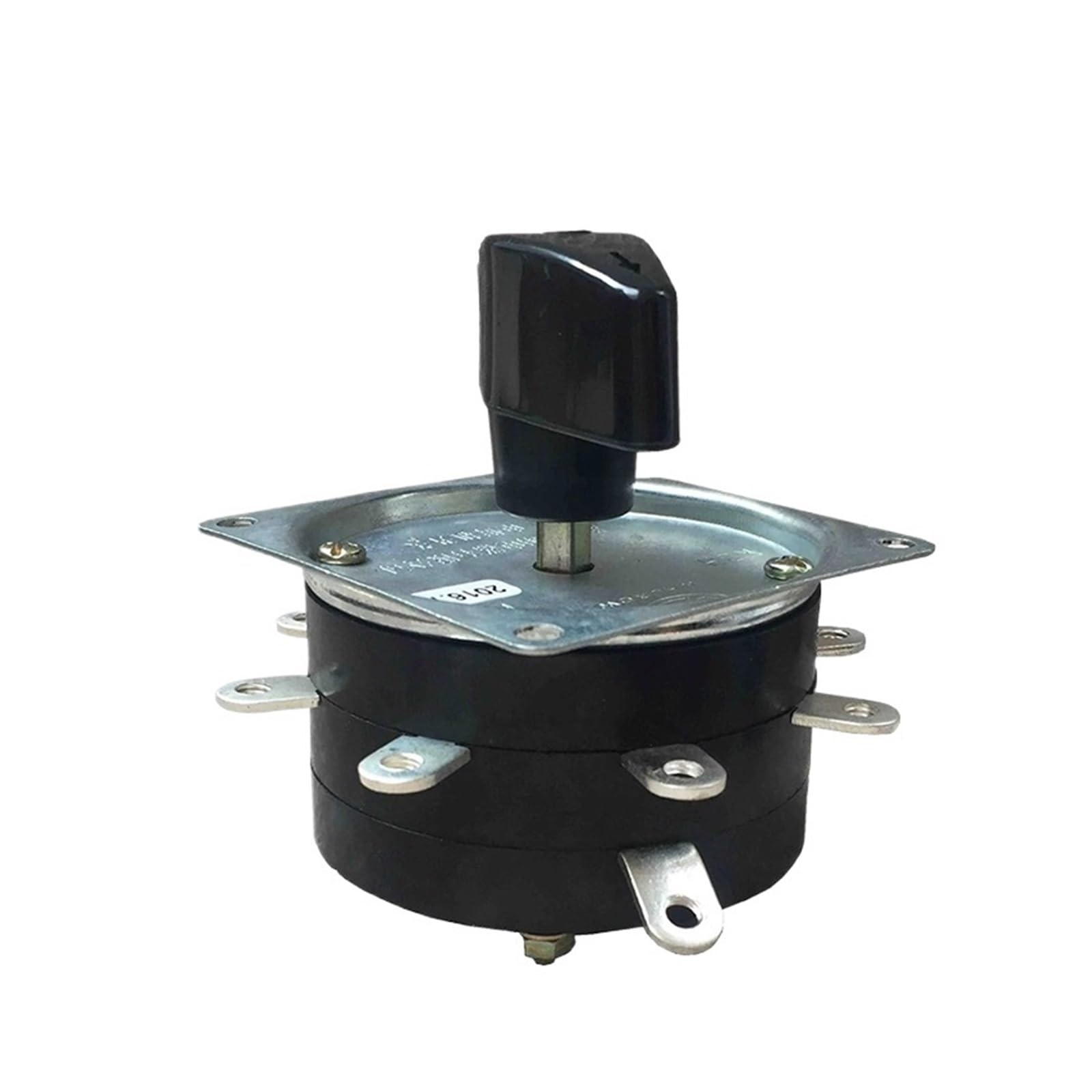 AARTERZZA Welder Switch KDH-25/1 x 8 Contactor 8 Position 1 Pole 9 Pins 25A Welding Machine Rotary Selector Brass Pin Silver-Plate