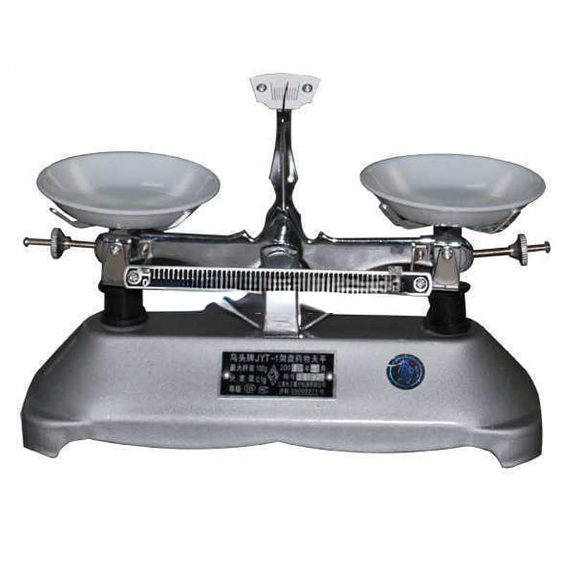 Tray Table Balance Scales with Weights for Secondary School Teaching Demonstration Physical Chemical Experimental Measure