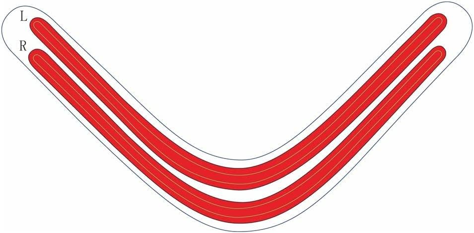 LED Light Bar Skin Sticker for Sony PS5 Host Rainbow Gradient Sticker Console Luminous Light Bar Self Adhesive Decals (Red Blue) image 2