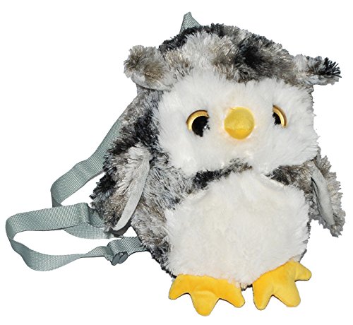 Preisvergleich Produktbild Unbekannt Rucksack Eule - Plüsch Kinderrucksack Plüschtier Tier Tiere Eulen - für Kinder Kindergartenrucksack Kindertasche - Mädchen Jungen Eulenrucksack - Eulenmotiv K..
