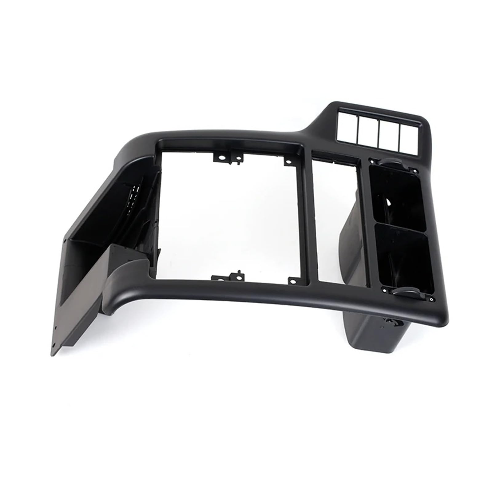 Mascherina Autoradio Cornice Stereo 6N1858069A 6N1858071A per VW per Polo 6N per Seat per Caddy 98-20 per 9 95-99 Auto Center Console Air Vent Griglia Fibra Carbonio