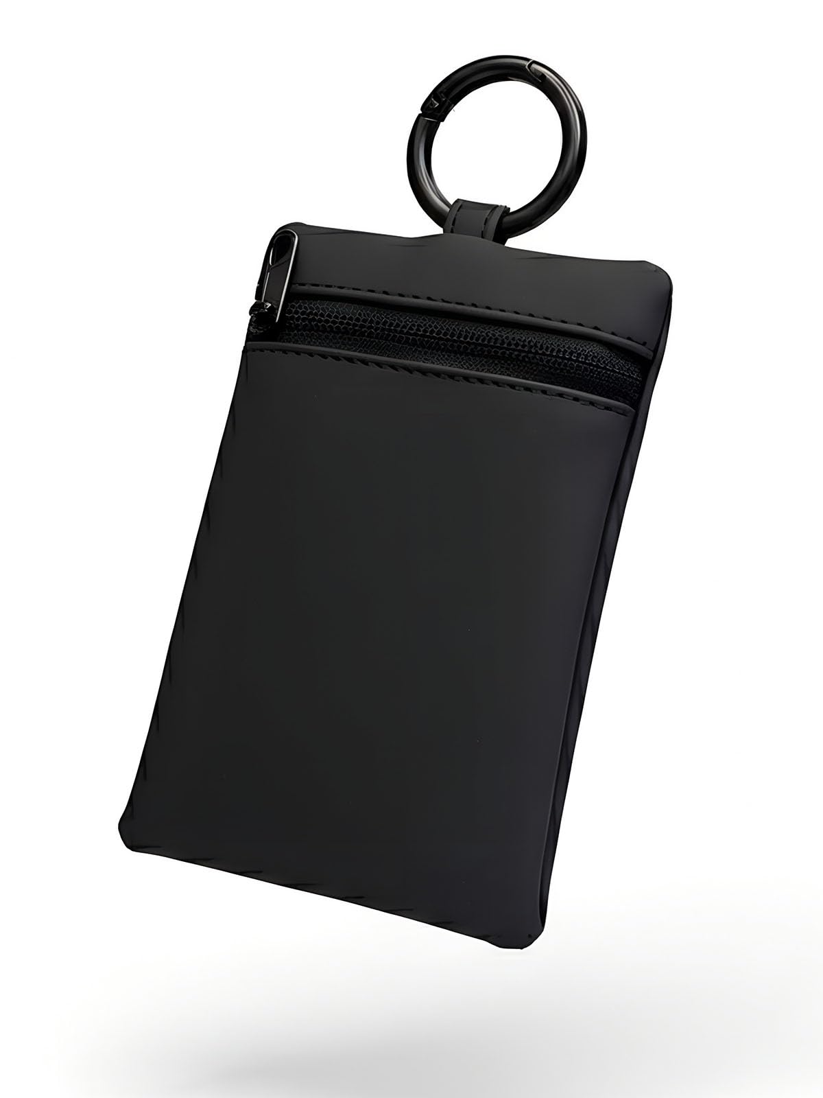 Carabiner-Attached Waterproof Mini Pouch 4.5 x 3.1 inches, Men's, Small, Slim, Wireless Earphone Pouch, Earphone Case, Mini Earphone Bag, Smart Key Case, Gadget Pouch, Waterproof Pouch Eimless : Cloth