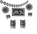 Customizable Room Decorating Kit | Black & White Collection | Birthday