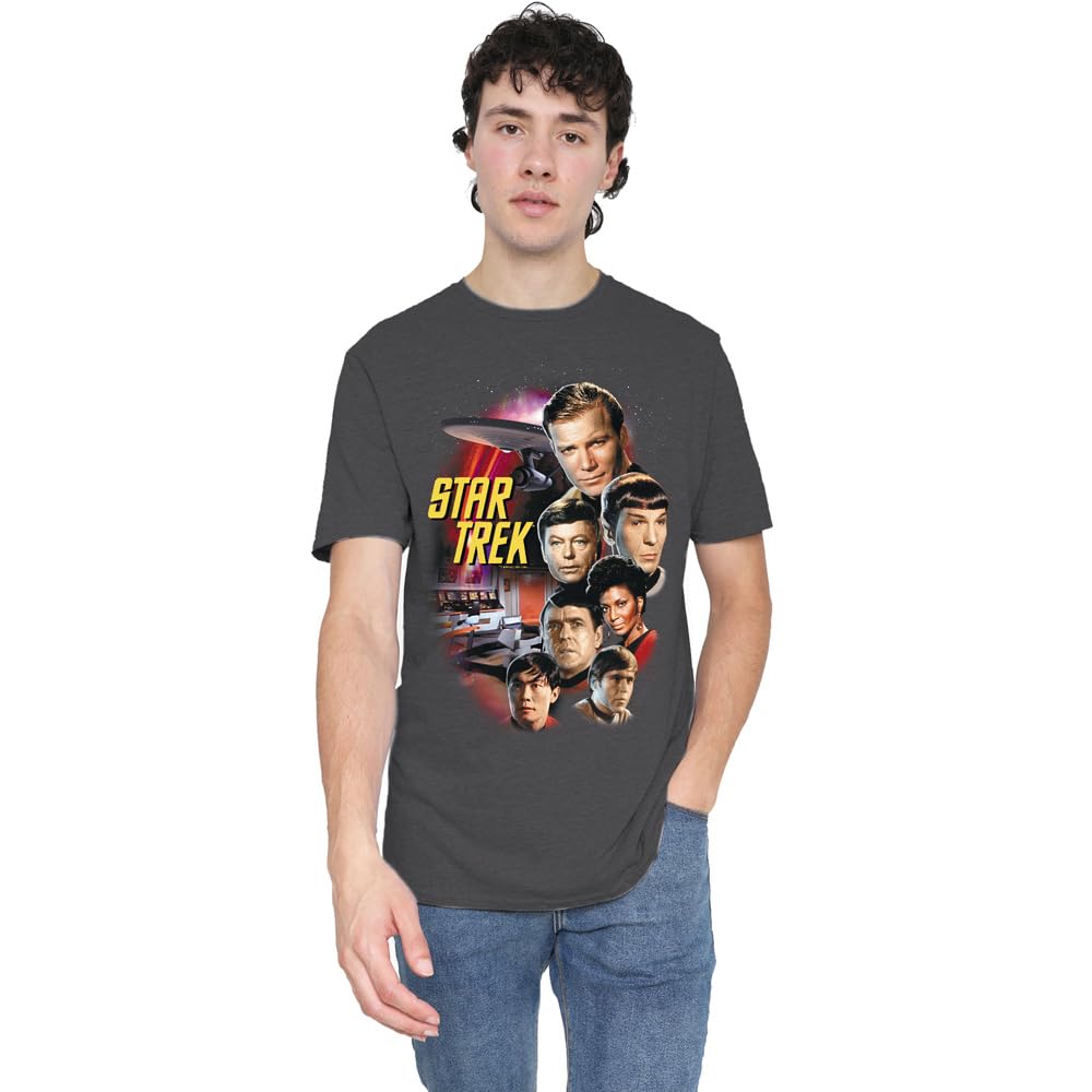 Star Trek St Original The Classic Crew Unisex T Shirt, Black, Small