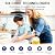 YIHUIBF110V Tankless Water Heater Electric, 3000W Tankless Electric Water Heater Instant, Under Sink Water Heater with Digital Display, On Demand Hot Water Heaters Electric for Kitchen Washin