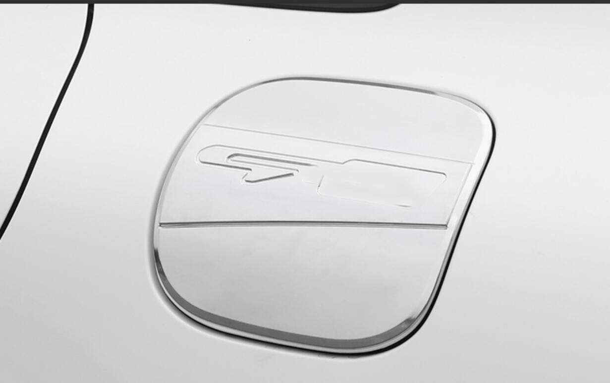 Chrome Car Fuel Gas Tank Cap Cover Gas Door Cover Trim Emblems Compatible For Kia K5 2021-2022-2023-2024