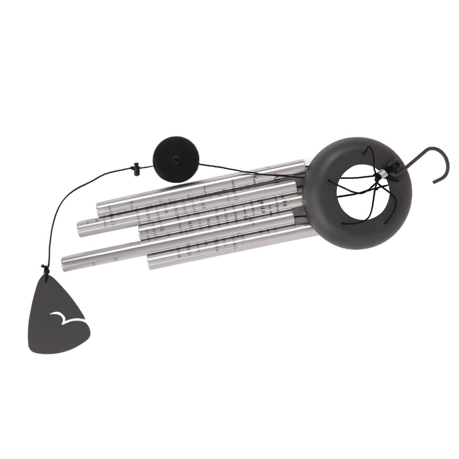 Campanas de Viento para Exteriores, Melodía Relajante Resistente a la Corrosión para Regalos de Decoración de Jardín, 1 Campanilla de Viento de Metal