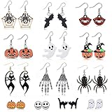 Halloween Thanksgiving Fall Christmas Theme Dangle Earrings Set Holiday Earrings Fall Earrings Set P