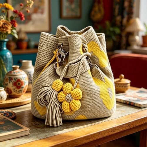 Sac à main à pompons fleuris : le cadeau idéal pour mères
