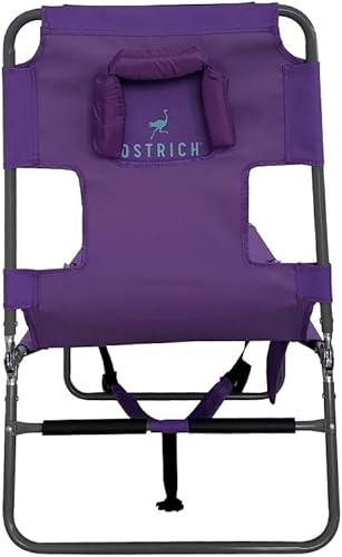 Miniatura 97 de Ostrich - Silla tumbona de playa para adultos con orificio para la cara, versátil, plegable, para piscina exterior, tomar el sol y leer en el Azul