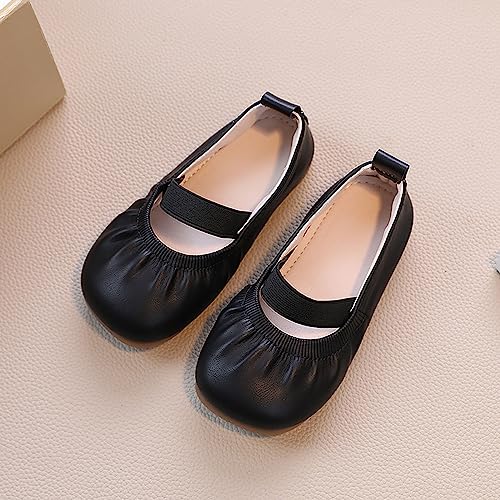 Baby 2024 New Shoes Girls Toddler Flower Girl Dress Shoes Girl Ballet Party School Shoes Wedding Soft Girls Shoes2