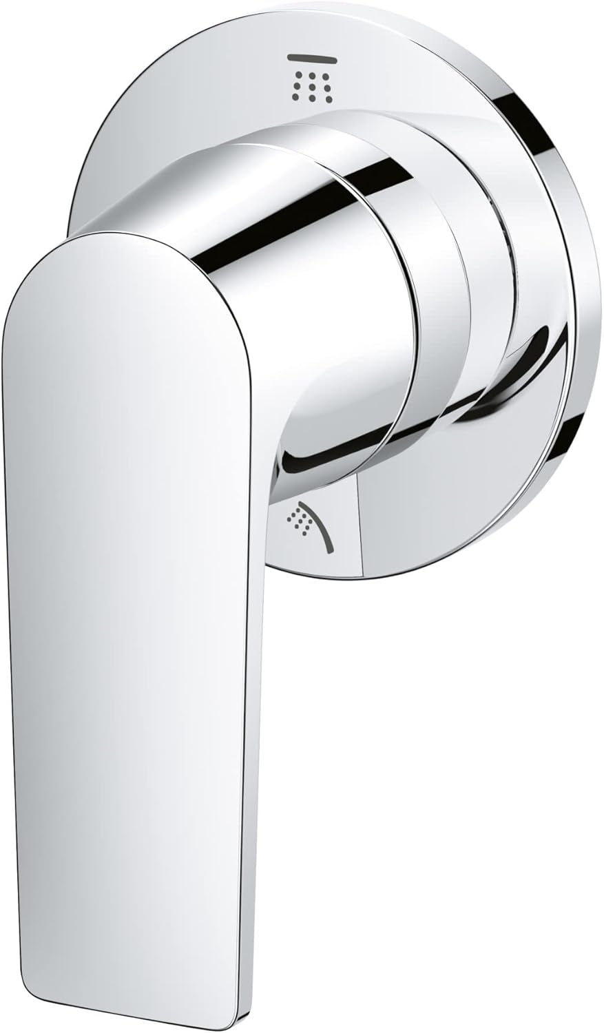 Grohe 29 299 Defined Single Handle 2 Function Diverter Valve Trim - Less Rough In - Starlight Chrome