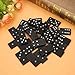 Kicko Mini Wooden Dominoes Set - 12 Pack - Miniature Classic Board Games - Small Blocks, Educational Toys, Game Tiles, Leisure Time, for Teens and Adults