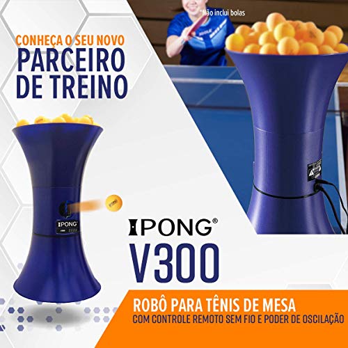 iPong V300 Table Tennis Training Robot - Serves 40mm Regulation Ping Pong Balls Automatically - Play Solo w/o Playback Mode on your Ping Pong Table - Various Models Available, Size 19 , Blue - image 4
