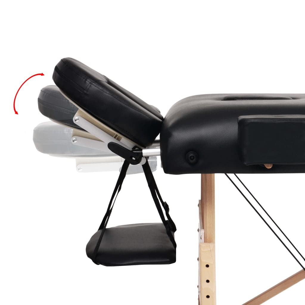 Table de Massage Pliable et Tabouret 10 cm d'épaisseur Noir,Santé & beauté,Hygiène personnelle,Massage & Relaxation,Tables de Massage,24.95 kg-110157