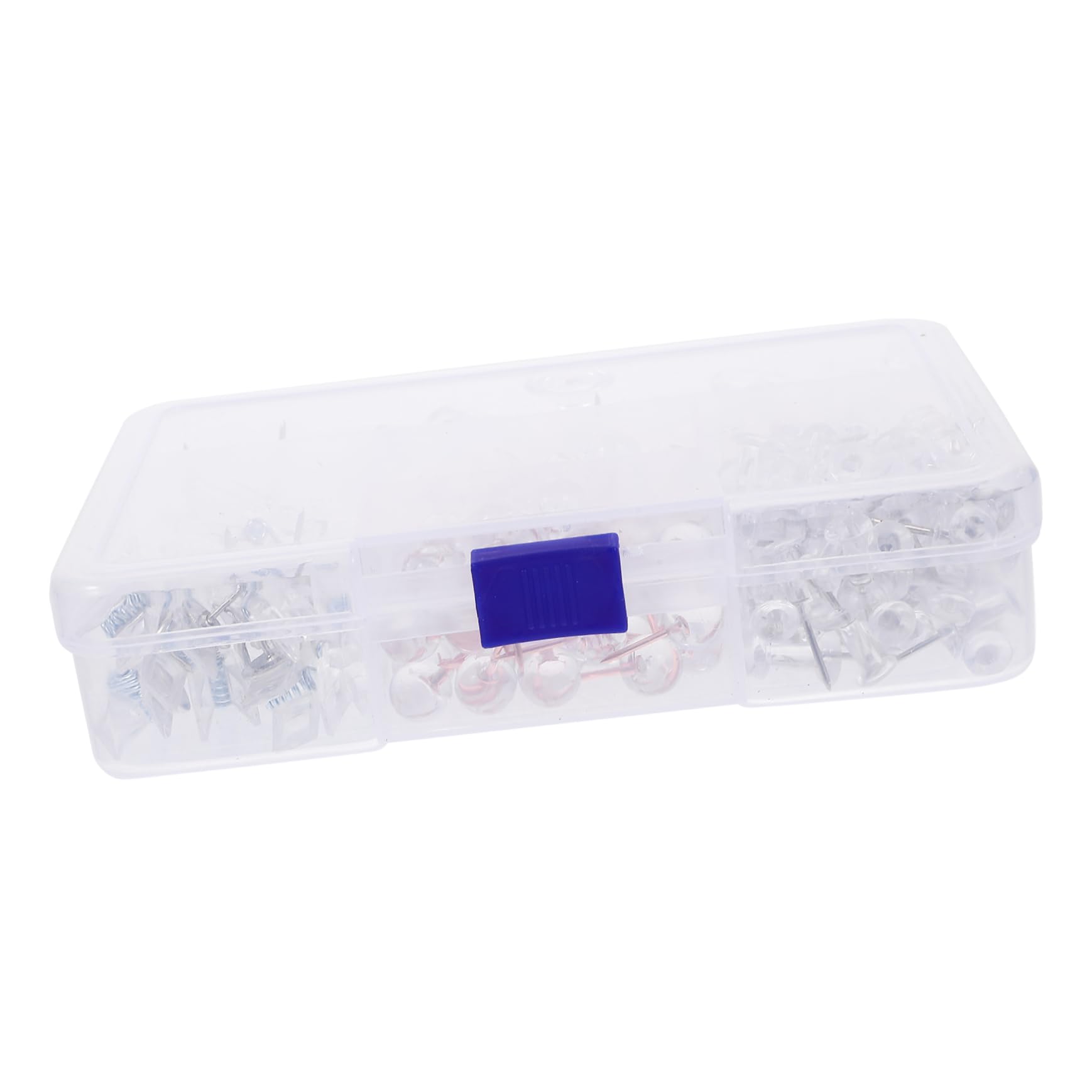 Angoily 4 Boîtes Punaises Multi Fonctionnelles pour Tableau Liège Épingles Décoratives Pratiques pour Affichage de Photos et Cartes Accessoire de Faciles à Utiliser et Résistantes