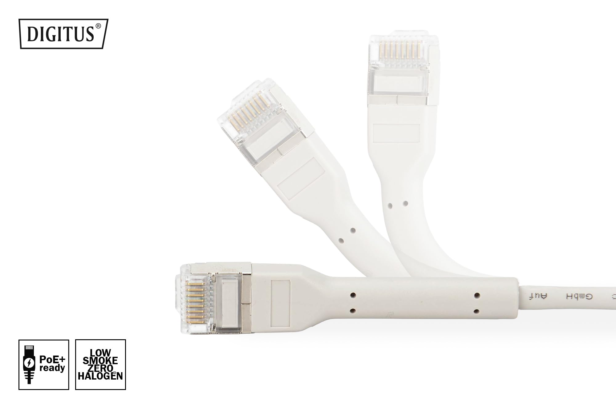 DIGITUS Cavo LAN Cat 6A – 1,5 m – 10 pezzi – 10 Gbps – connettore flessibile – versione slim AWG 32-7 – cavo di rete RJ45 – F-FTP – PoE+ – LSZH – compatibile con Cat7, Cat6, Cat5e – grigio