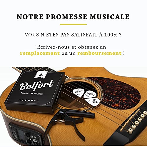 Capo pour guitare + 3 médiators + eBook gratuit Capo robuste pour guitare – Guitare occidentale, guitare acoustique… - Les Beatles, Paul McCartney, John Lennon, RIngo Starr, George Harrison Capo pour guitare + 3 médiators + eBook gratuit Capo robuste pour guitare - Guitare occidentale, guitare acoustique… – Image 3