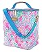 Lilly Pulitzer Contenitore per vino isolato, morbido refrigeratore con tracolla regolabile e doppia cerniera, per contenere fino a 4 bottiglie di vino (Seaing Things)