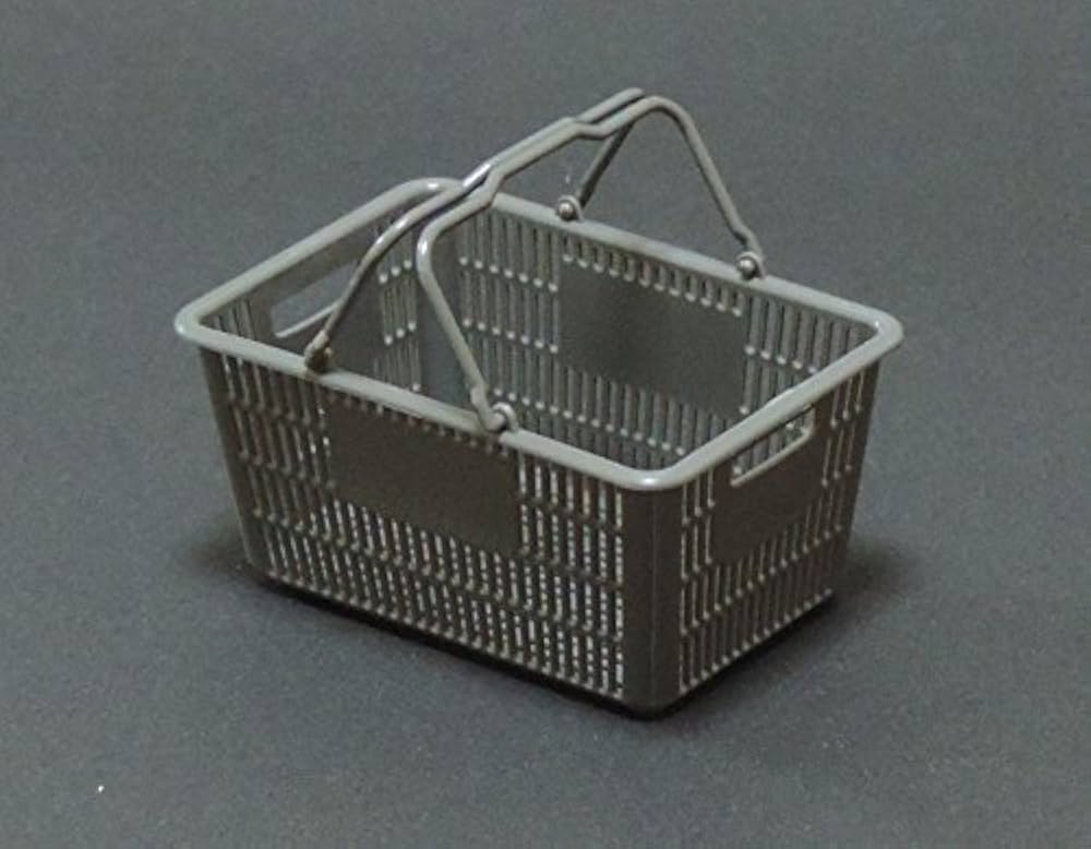 Amazon.co.jp: 1/12 買い物カゴ （2個セット） ミニチュア : おもちゃ