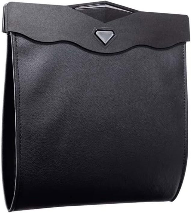 Car Garbage Bag Adsorption Trash Can Rear Seat Hanging Storage Foldable(D)