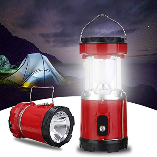 PARI CREATION Rechargeable Solar and Charging LED Lantern Light