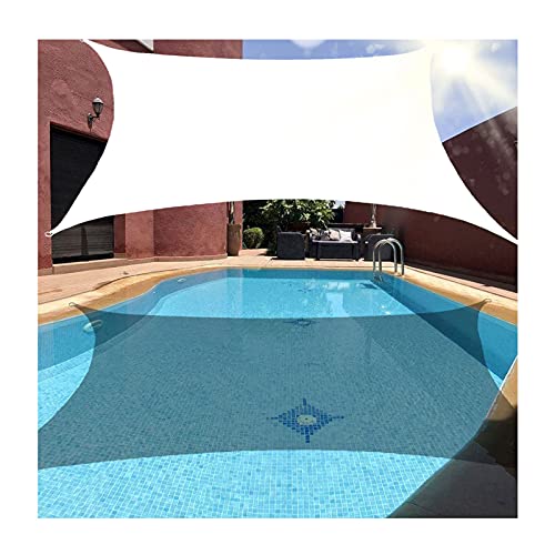 Voile d'ombrage rectangle étanche 2x3m en toile haute densité pour terrasse