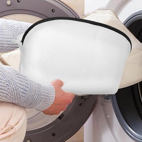 Bolsas de almacenamiento de malla con cremallera para guardar calcetines 4