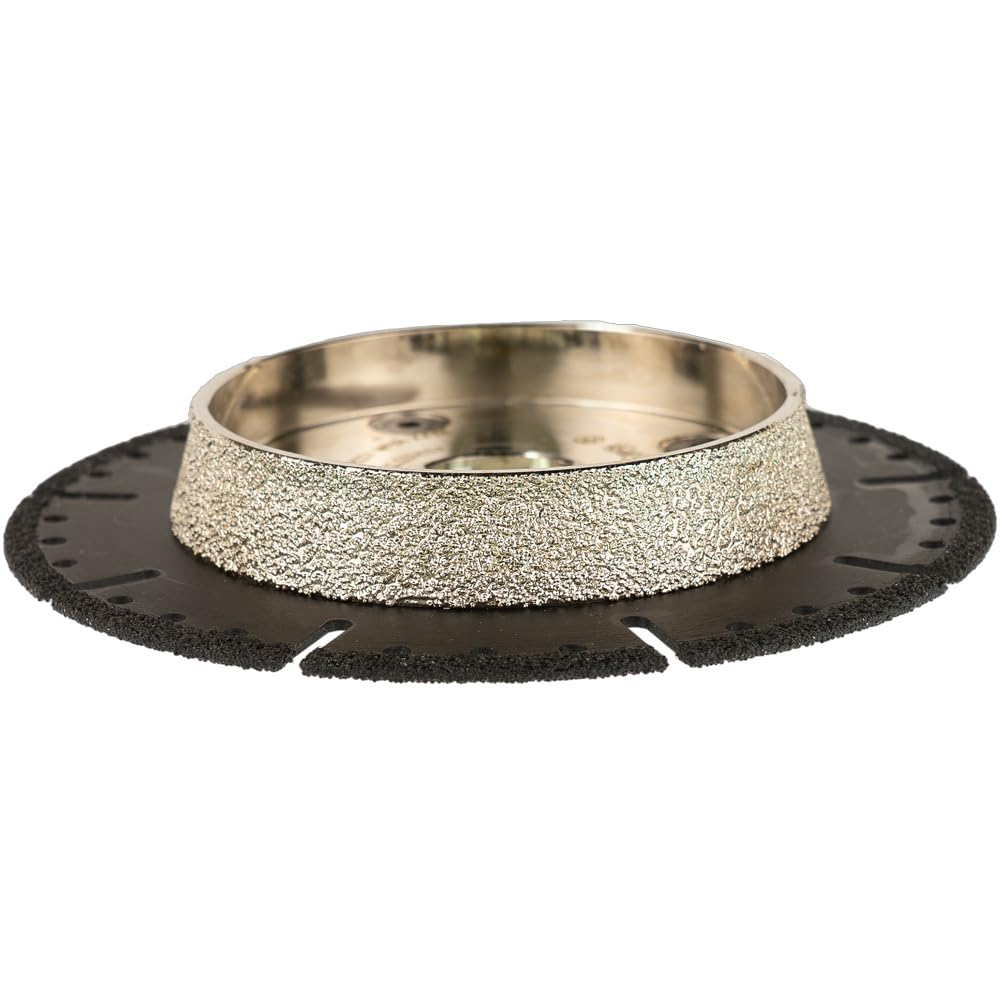 Diamant Trenn- und Anfasscheibe Ø 125 mm für Winkelschleifer – zum Trennen und gleichzeitigen Anfasen von KG-, GF-, PVC- und harten Kunststoffrohren