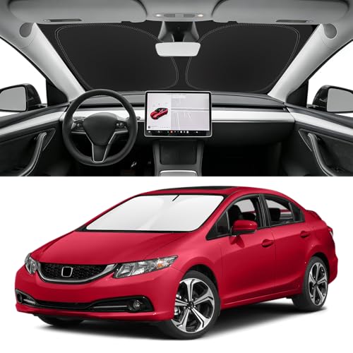 Image of Windshield Sun Shade for Honda Civic 2012-2015