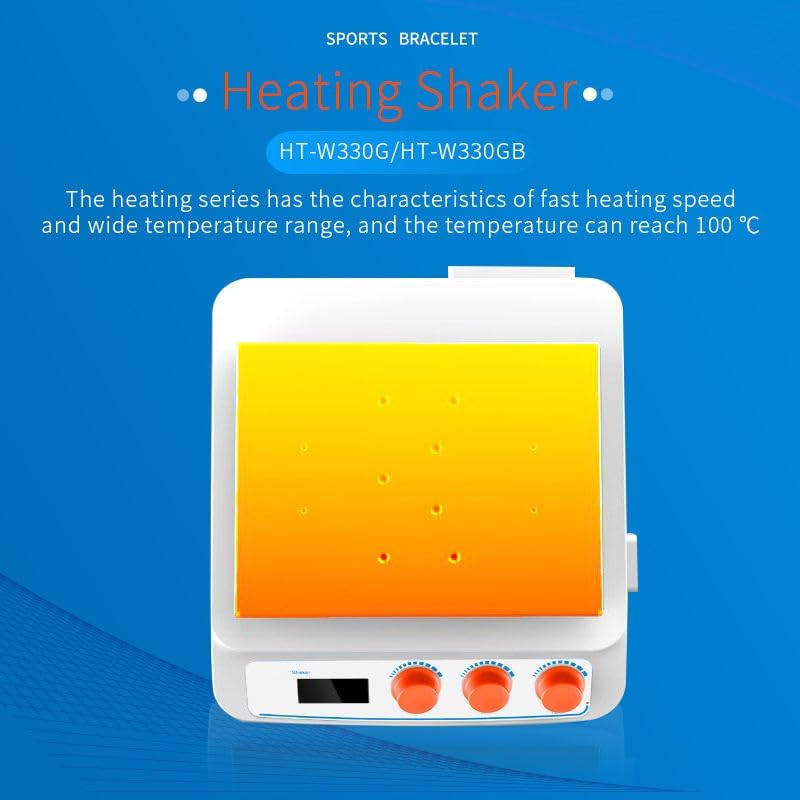 Orbital Rocker Linear Shaking Reciprocating Device Testing Equipment Shaking Instrument with Oscillation Mode Reciprocating Speed Range 60 to 400rpm (Optional to 500) Heating Power 35/185W