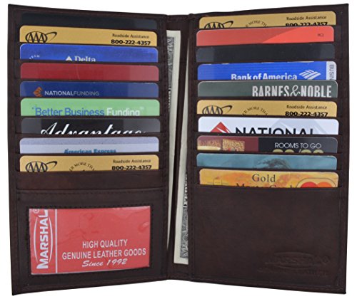 Mens Womens Leather Credit Card Holder 7