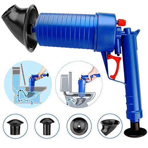 Preisvergleich Produktbild TIANQING WC-Hochdruck-Abflussreinigungswerkzeug, WC-Plunger Kitchen Sink Sewer Dredge-Werkzeug, Haar, Müll, Gemüse, Badewanne, Reinigungshaken