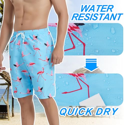 Image of Mens Swimming Trunks Swim Trunks Quick Dry Swim Shorts with Mesh Lining Funny Swimwear Bathing Suits