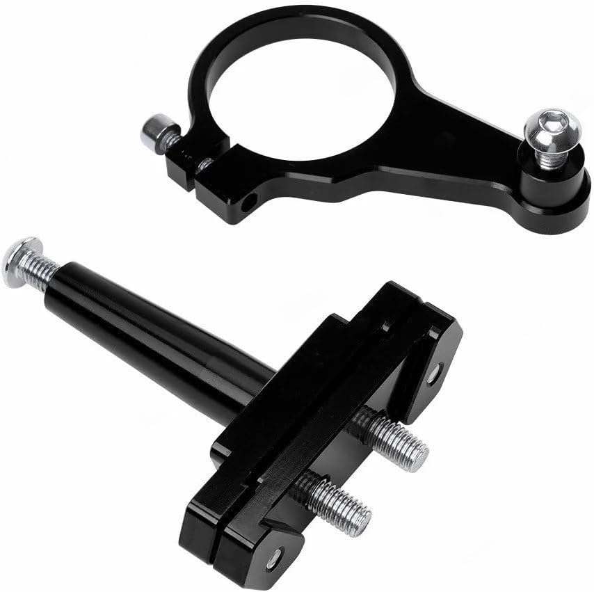 Motorcycle Modified Accessories Steering Stabilize Damper Bracket For R15 For R 15 V3 2018-2020 Stabilizer Linear(Black)
