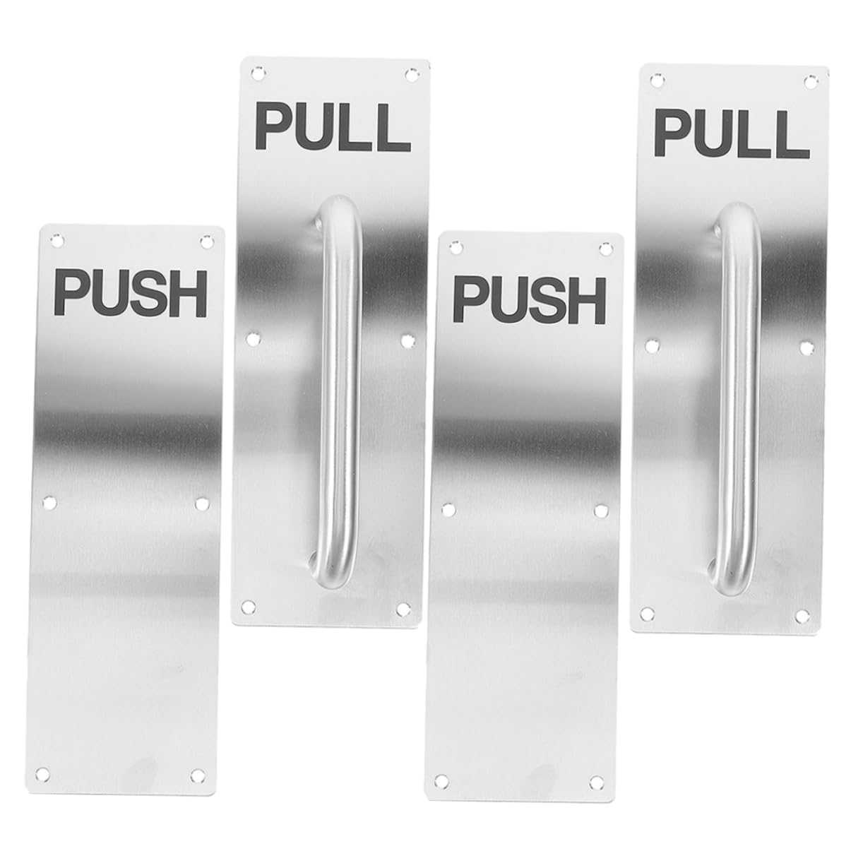 Poignée de porte coulissante acier inoxydable YARNOW plaque poussée traction bureau