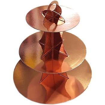 MINGZE 3 Etagen Kuchenstand, Kuchen stehen, Cupcake Ständer