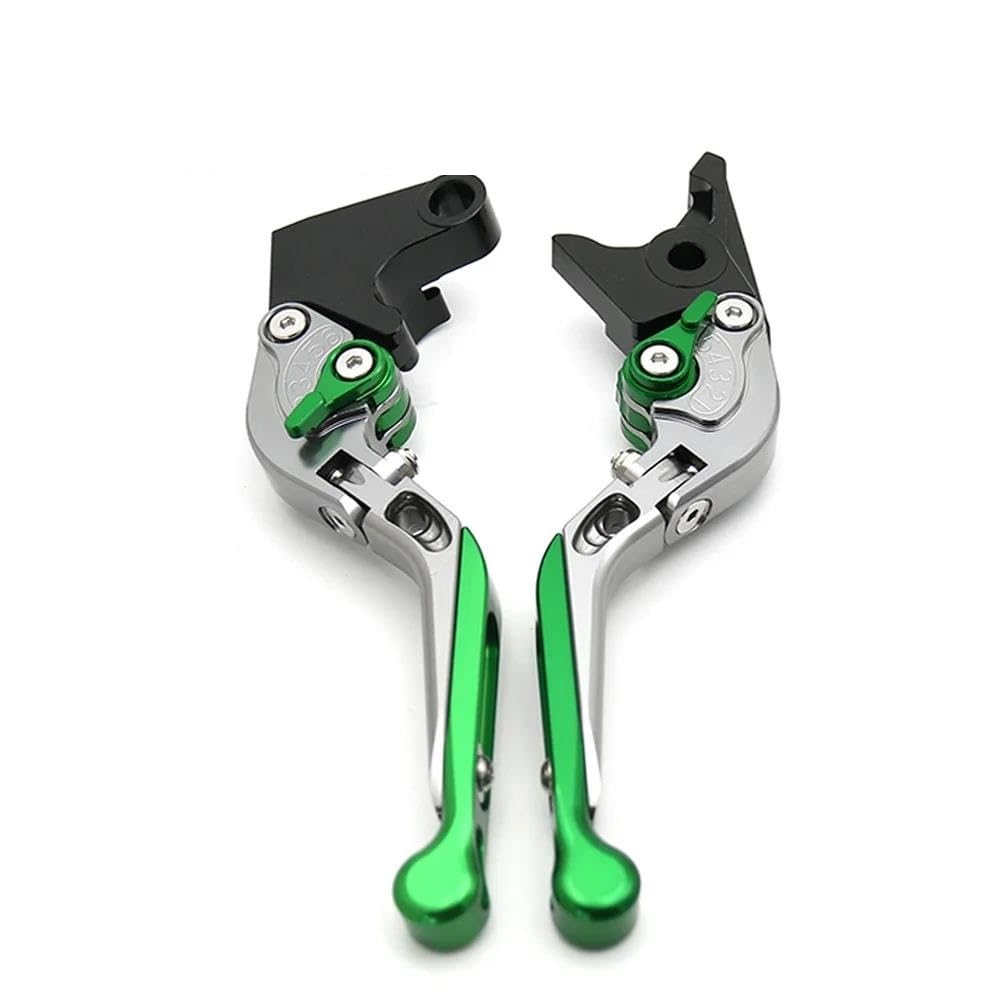 Ewrsghrt Green Folding Brake Clutch Levers For Kawasaki Zx-6Rr 2003-2004 Motorcycle Adjustable Handle(Green)