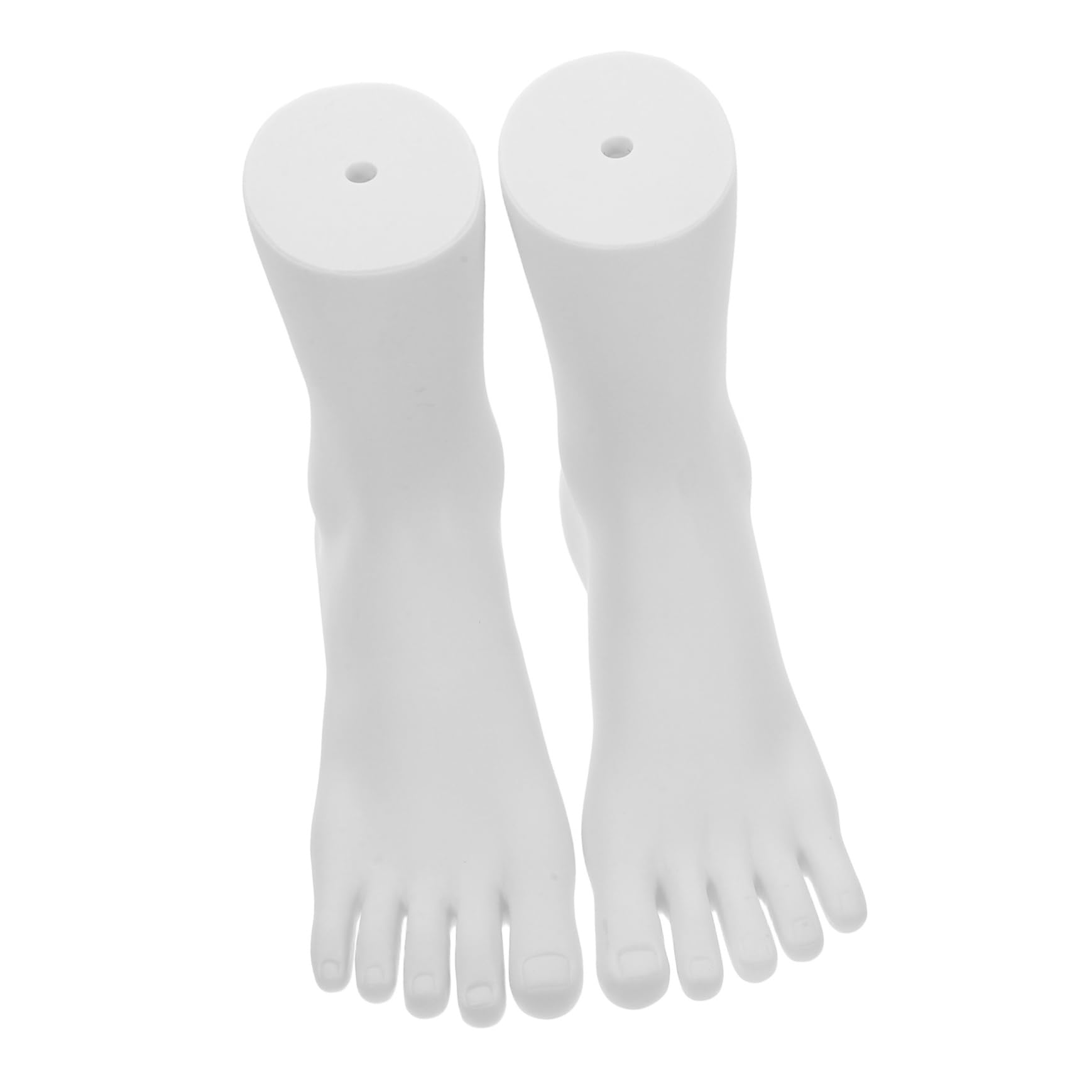 Hemobllo 5-Toe Foot Mannequin Stand Sock Display Foot Plastic for Jewelry Retail Stores